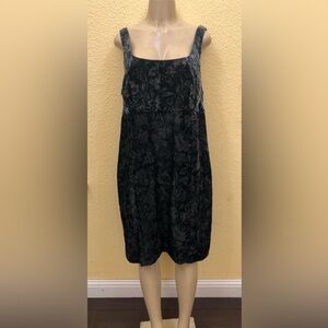 Peruvian Connection velvet green dress size 18